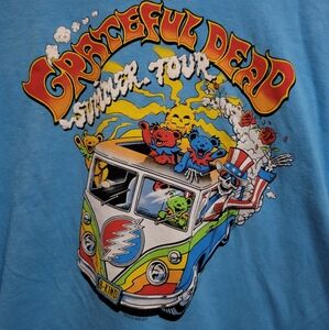 Liquid Blue Grateful Dead Summer Tour T-Shirt Size :Medium Volkswagen Hippie Bus